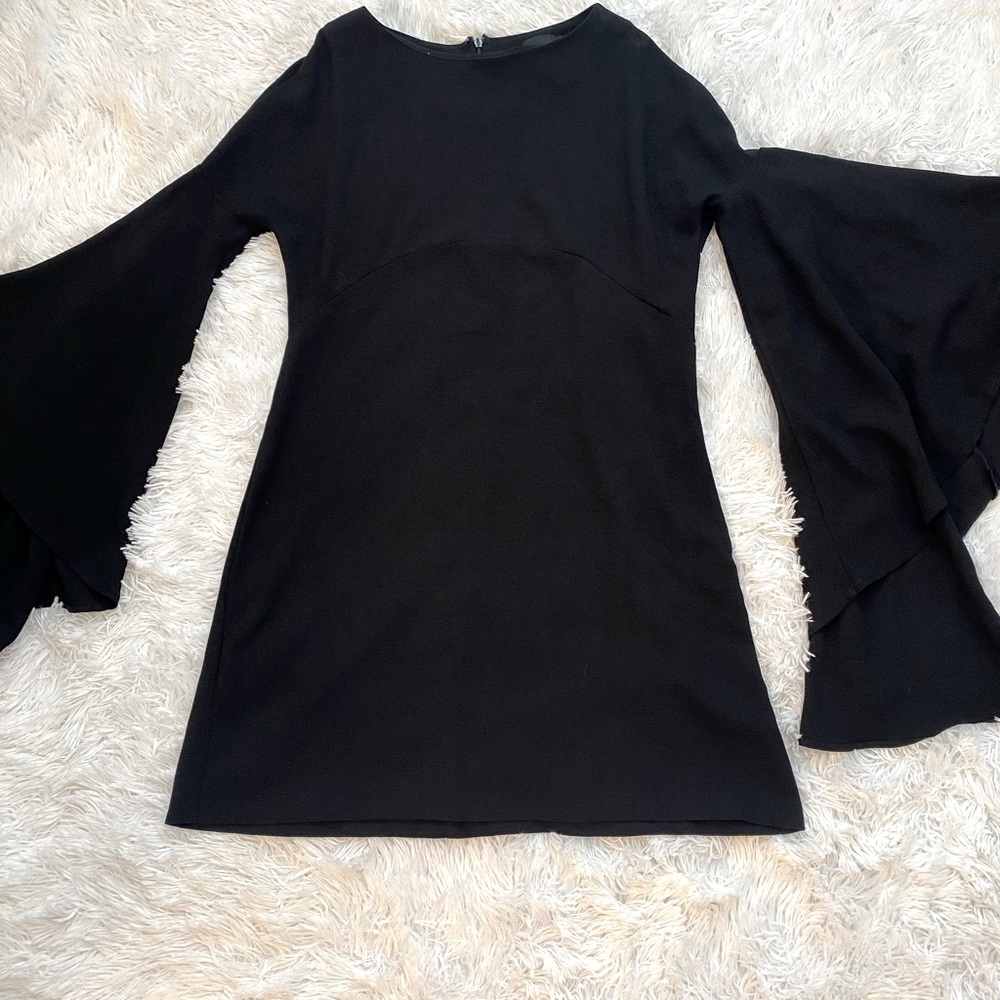 Black Bell Sleeve Dress